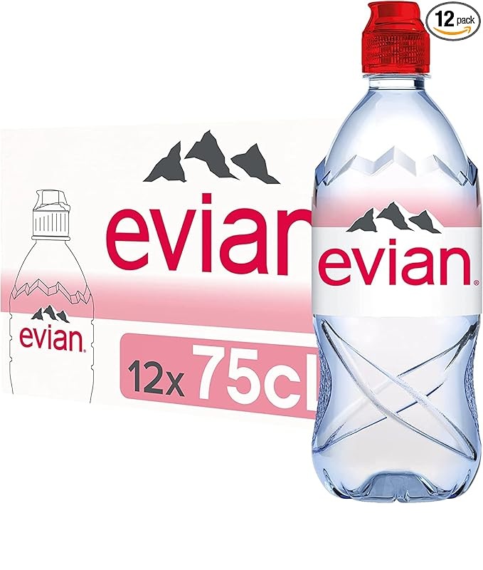 EVİAN PET Sport Cap 750ML(12ADET)