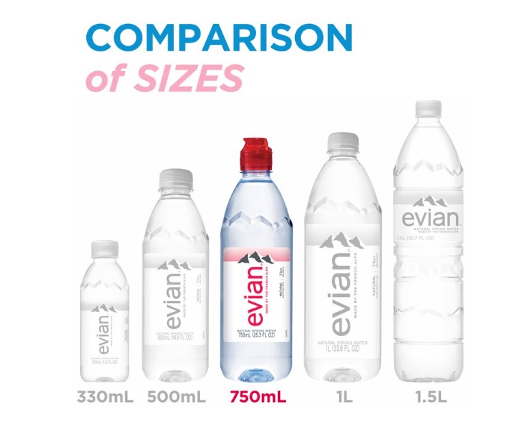 EVİAN PET Sport Cap 750ML(12ADET)