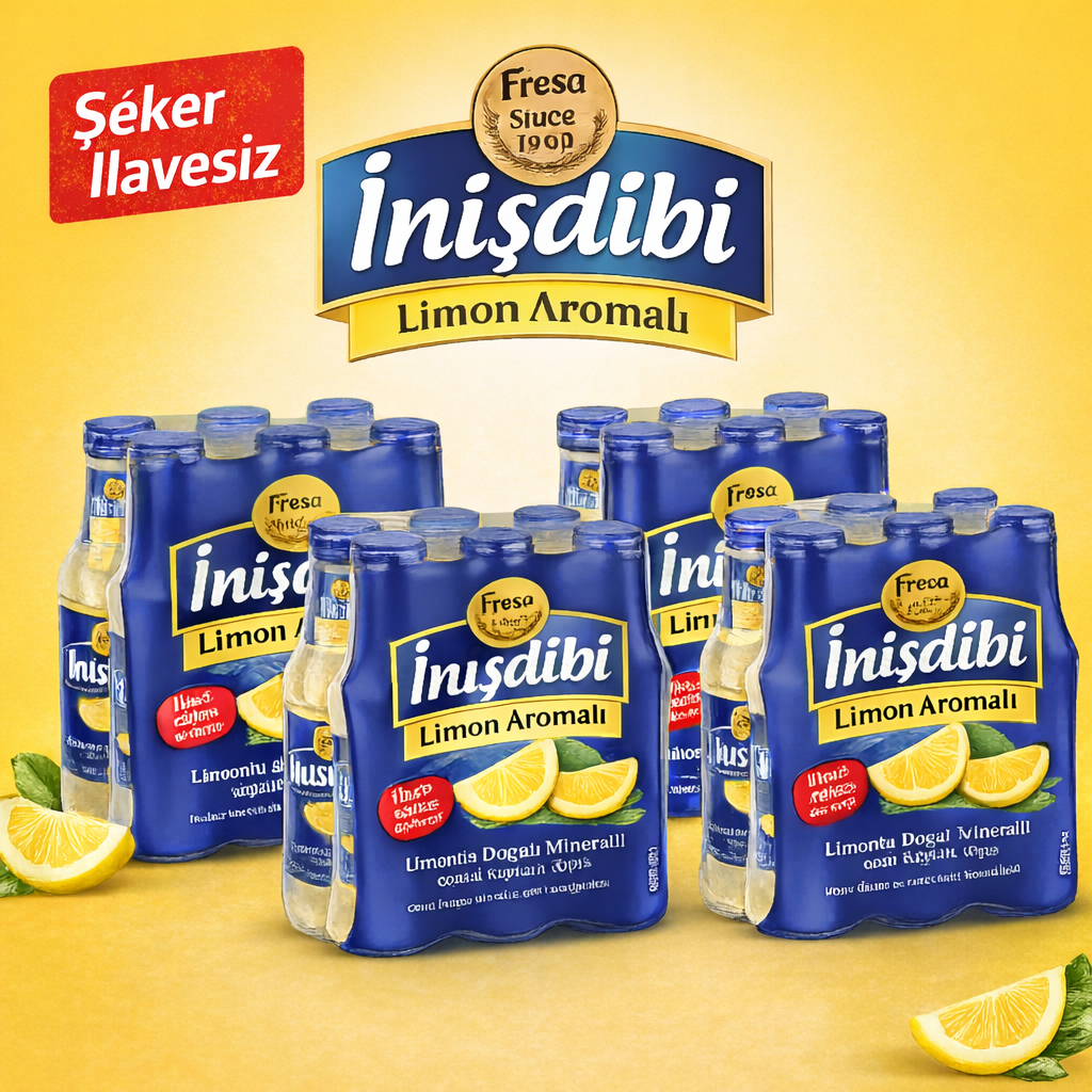 İNİŞDİBİ LİMONLU SODA 200ML(24 ADET)