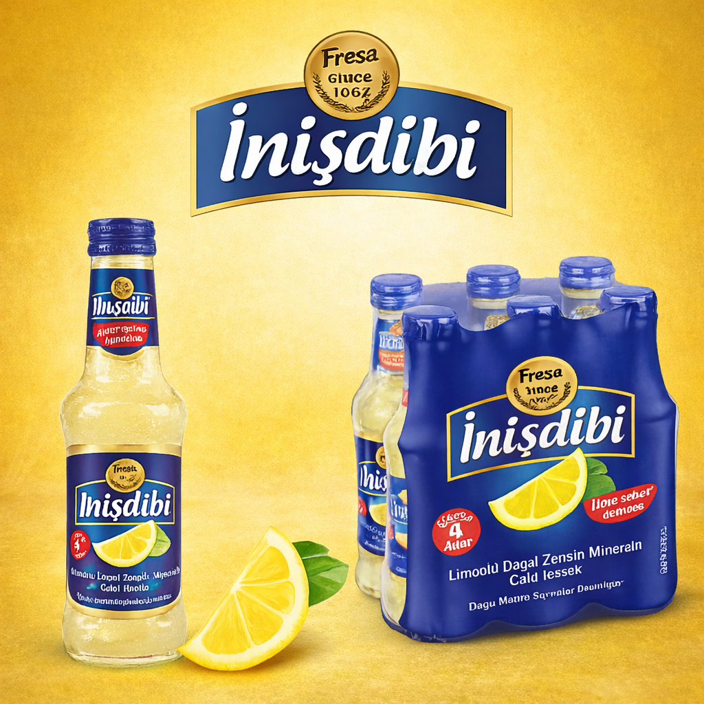 İNİŞDİBİ LIMONLU SODA 200 ML (6 ADET)