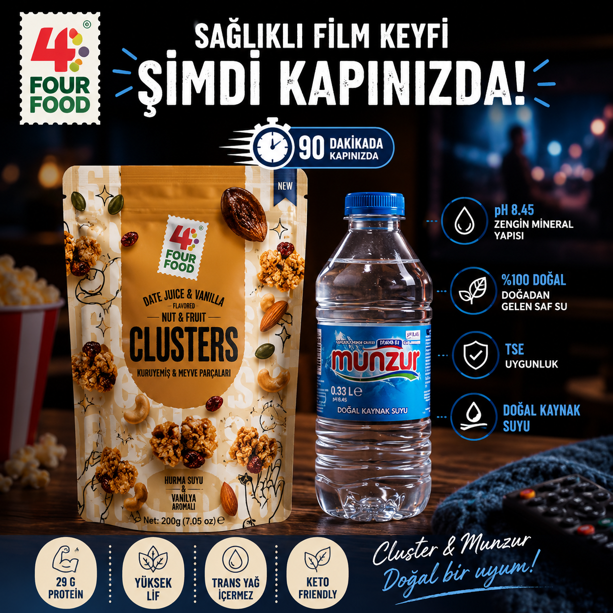 Fourfood  Efsane Munzur 330 ml. paket