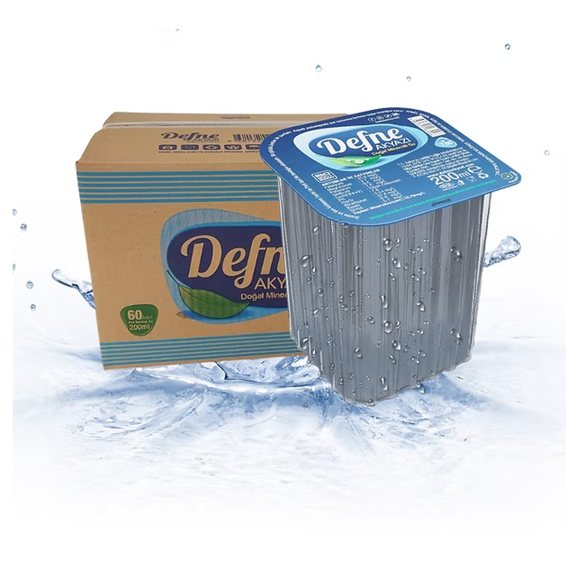 DEFNE SU 200 ml. (60 ADET)