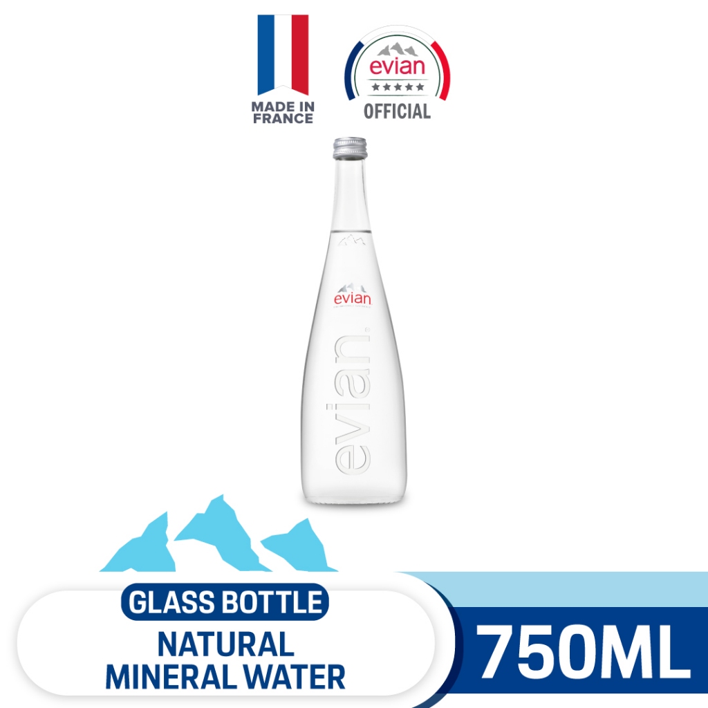 EVIAN CAM ŞİŞE 750ML (12 ADET)